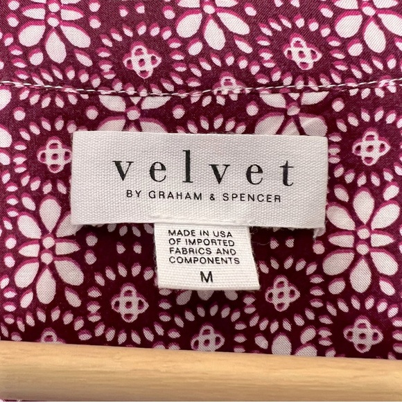 Velvet by Graham & Spencer Ditsy Floral Long Sleeve Midi Dress Transitional Fall - Picture 4 of 14